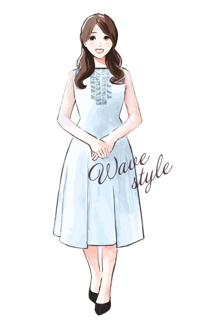 ウェーブタイプおすすめワンピース