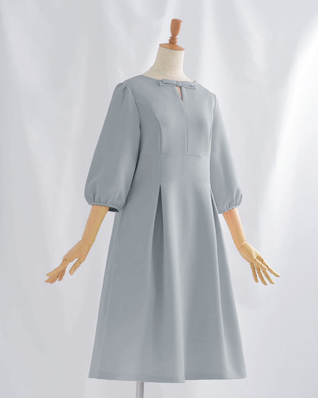 美品 レリアン 9 ワンピース グレー レリアン ワンピース 9 レディース 美品 グレー Leilian