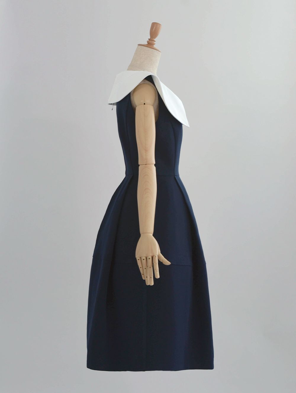 Lauren R Lauren*大人可愛い*可憐*上品*快適な着心地*ワンピース キレイ ワンピ ローレン】13-a23 お色展開：ブラック,ネイビー