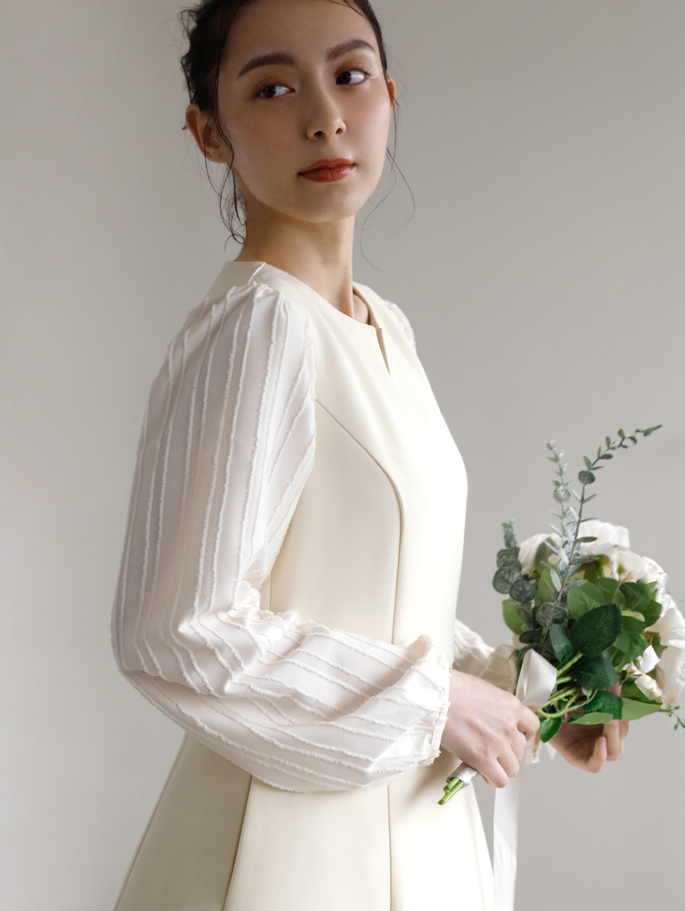 GIANA ドレス　ワンピース GINZA COUTURE/銀座クチュール】スカーフプリント/ 膝丈/ A